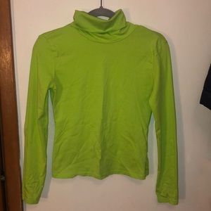 Neon turtle neck